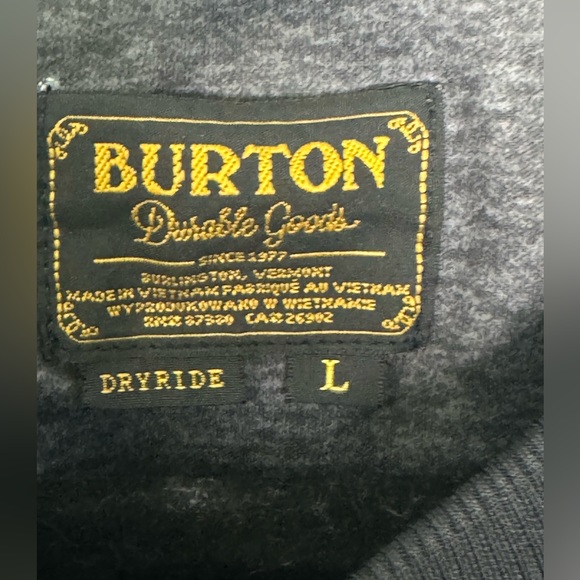 Great Condition Burton Dryride Weatherproof Sweatshirt - Picture 5 of 10